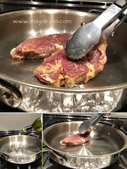 miso ribeye steak