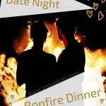 Bonfire dinner date night