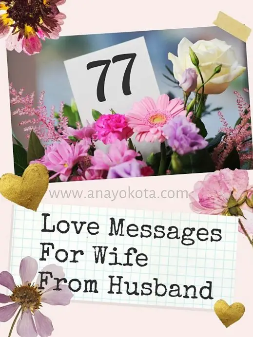 Love messages and quotes for wife from husband