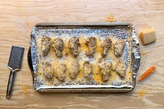 baked garlic parmesan chicken wings