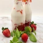 korean strawberry milk bottle