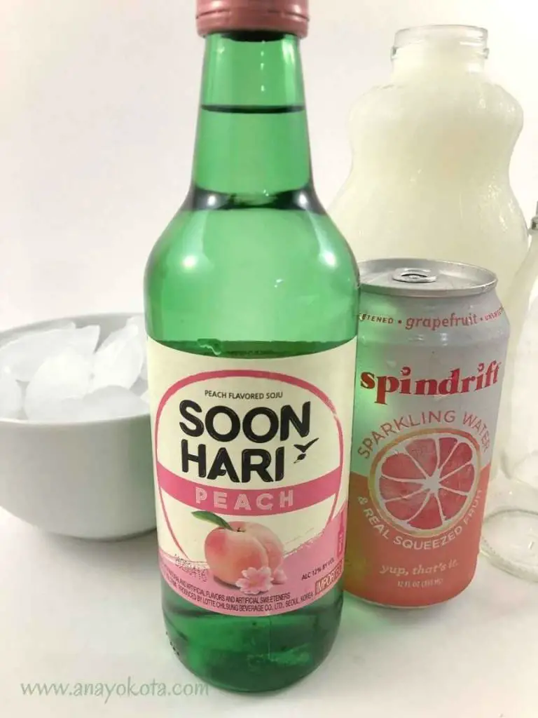 peach soju calories