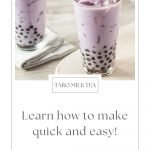 how to make taro milk tea