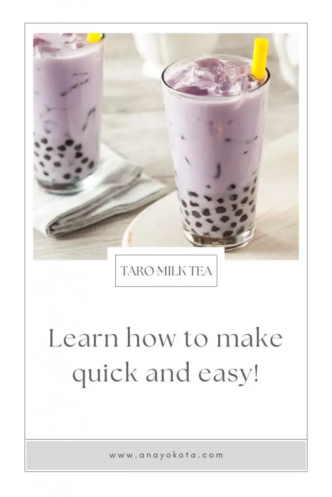 how to make taro milk tea