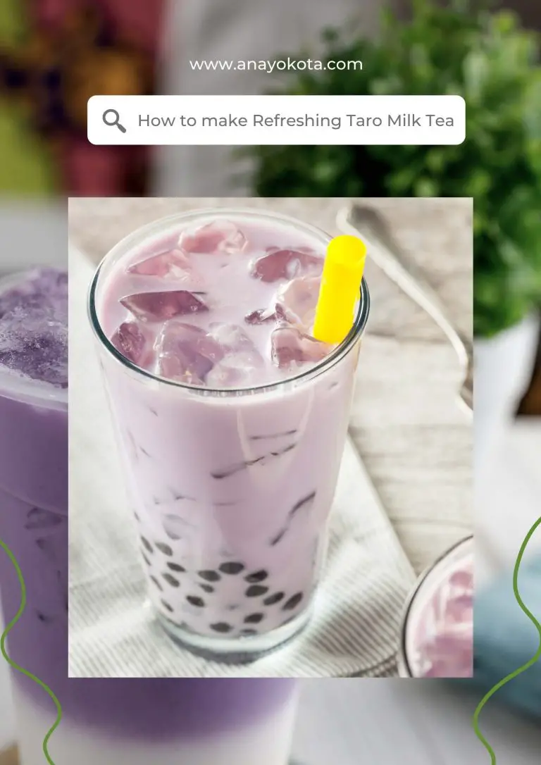 REFRESHING TARO MILK TEA: LEARN HOW TO MAKE QUICK AND EASY!