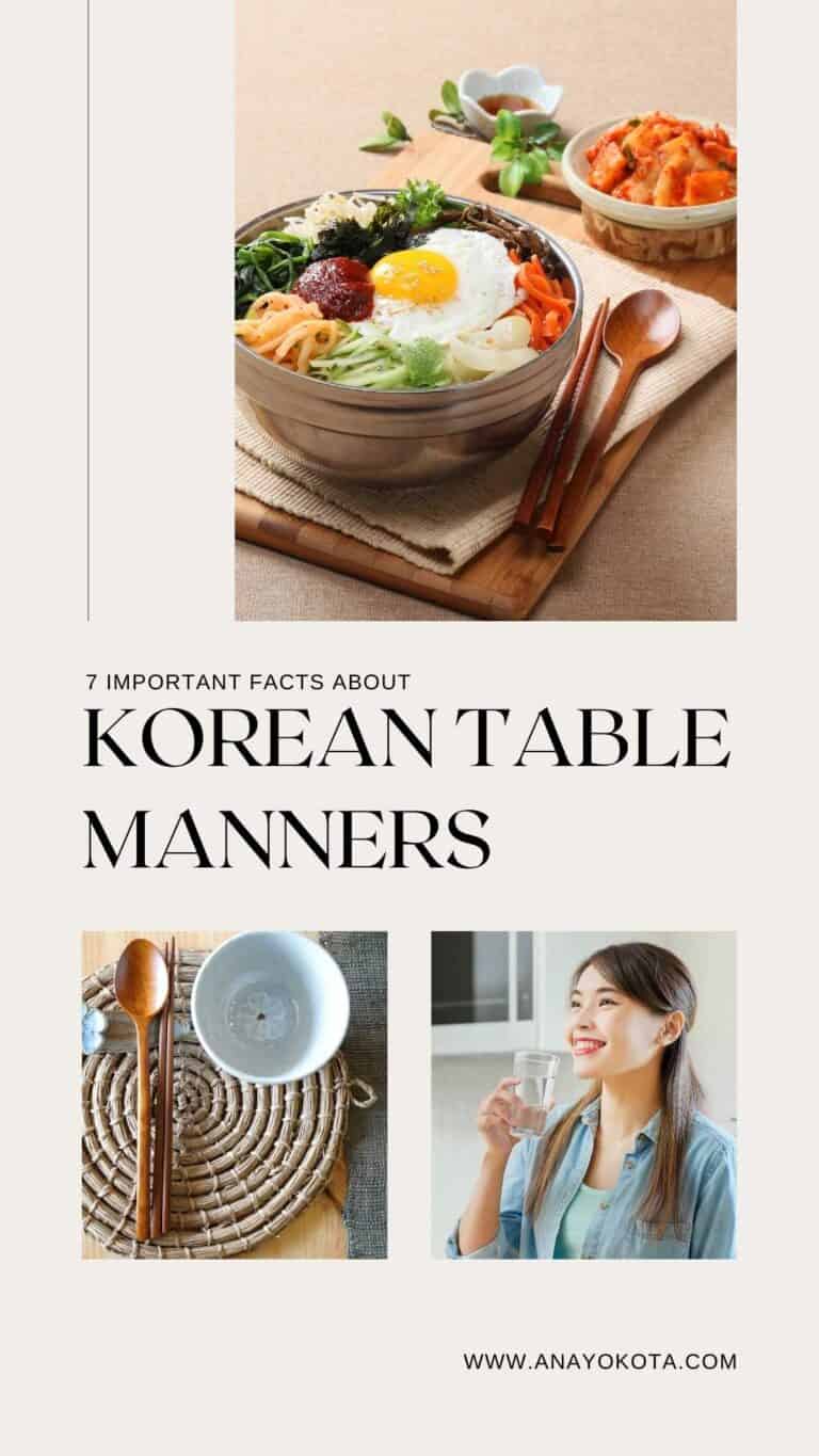 7 Important Facts About Korean Table Manners You Must Know