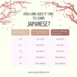 how learn japanese language