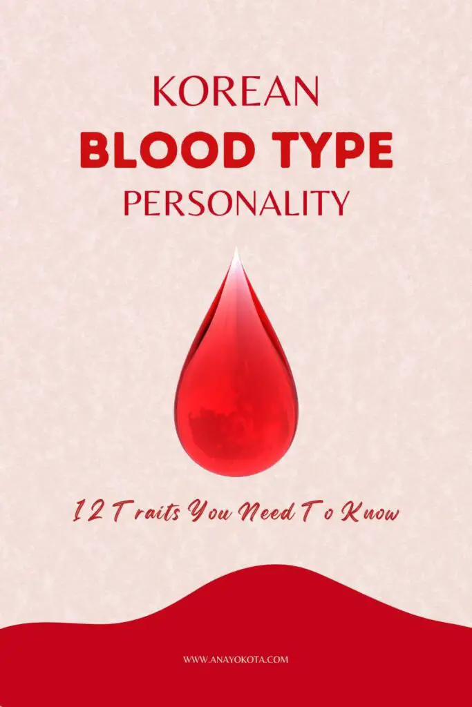 Zodiac Sign? No—What's Your Blood Type? – KORELIMITED