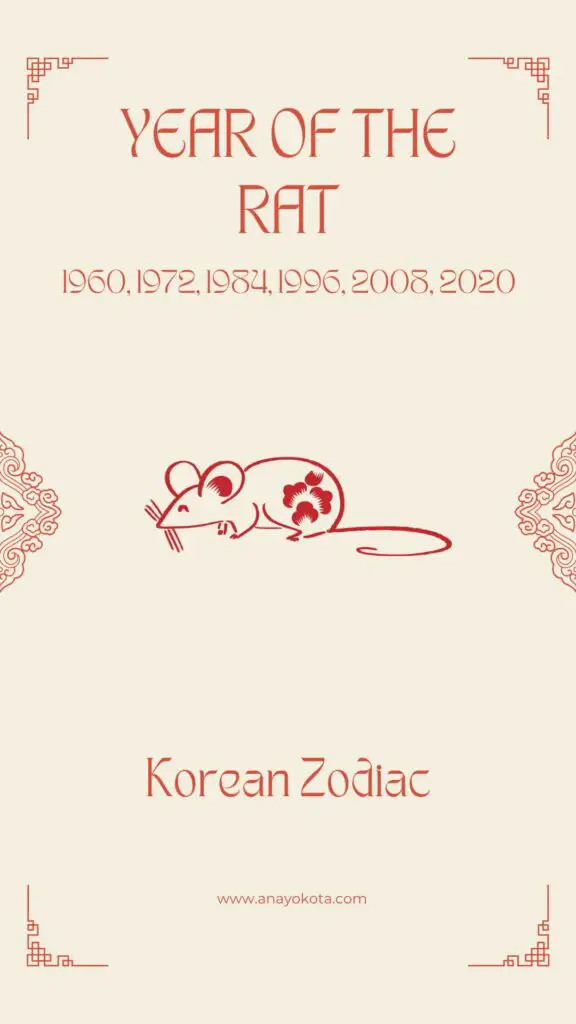 year of the rat korean zodiac