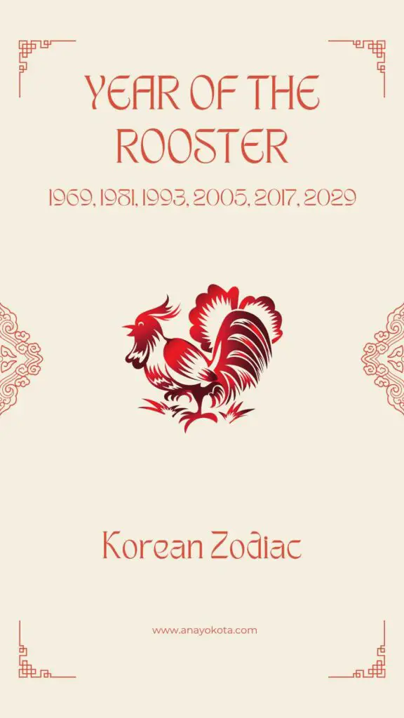 year of the rooster korean zodiac